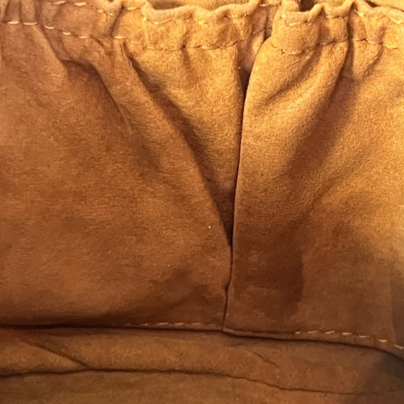 Patricia Nash Cassini Tooled Soft Gold Metallic Wristlet-Excellent Condition - Picture 11 of 13